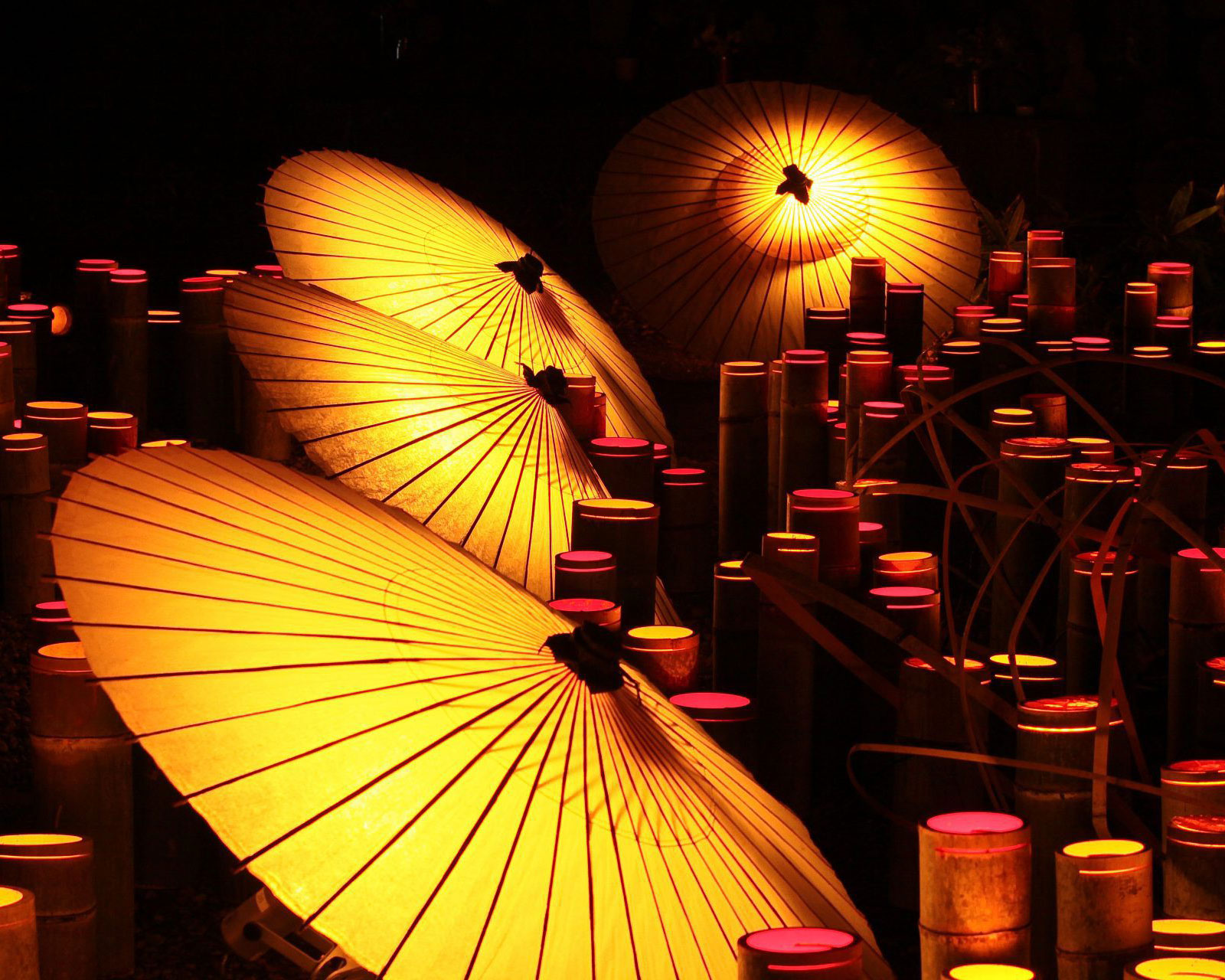 山鹿灯籠浪漫 百華百彩